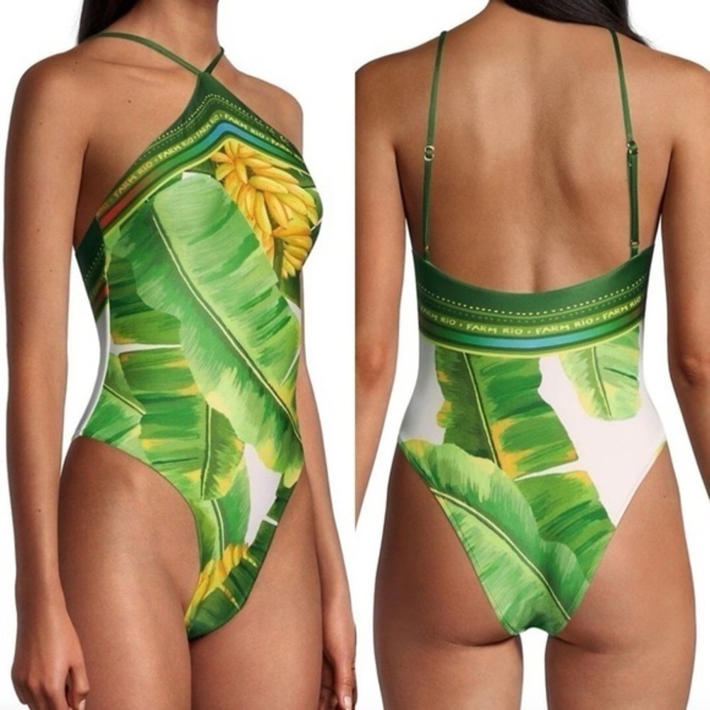 FARM Rio Fresh Forest One Piece Swimsuit- Women’s XS